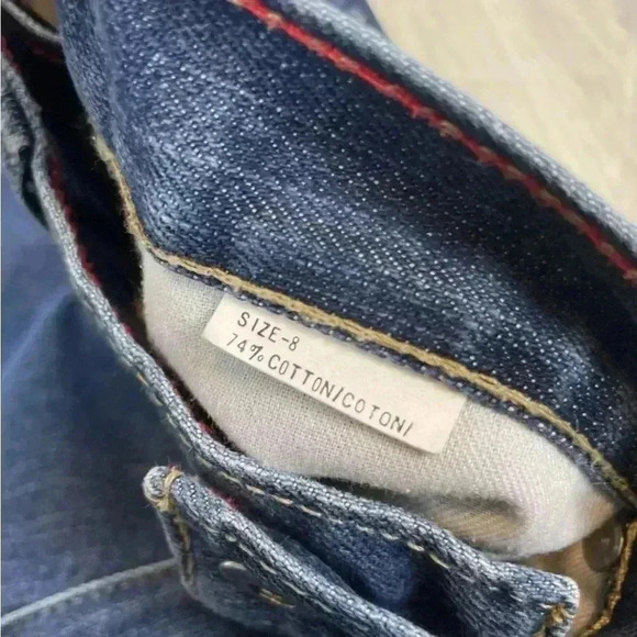Vintage Classic Tommy Hilfiger Woman’s Denim Jeans Size 8 Stright Fit Med Wash - Picture 3 of 16
